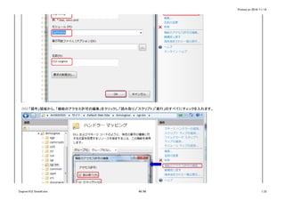 Printed on 2016/11/14
(11) 「操作」領域から、「機能のアクセス許可の編集」をクリックし,「読み取り」「スクリプト」「実行」のすべてにチェックを入れます。
い
Cognos10.2.1Install.xlsx 46/86 1_CI
 