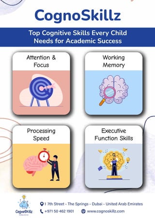 Essential Cognitive Skills for Children's Academic Success and Growth | PDF