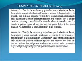 SENPLADES 26 DE AGOSTO 2009
 