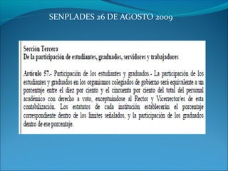 SENPLADES 26 DE AGOSTO 2009
 