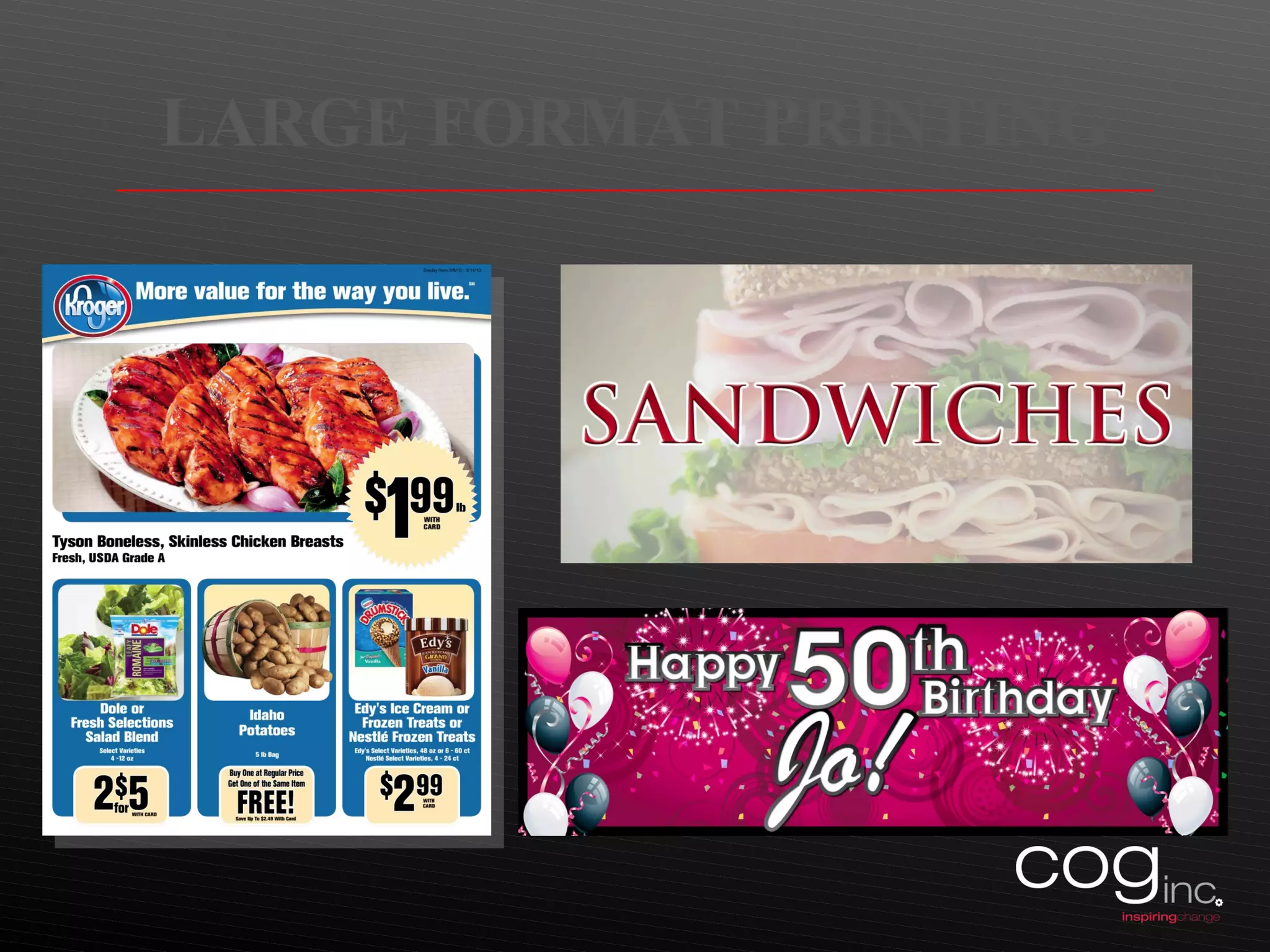 LARGE FORMAT PRINTING 