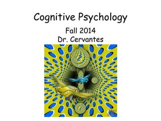 Cognitive Psychology
Fall 2014
Dr. Cervantes
 