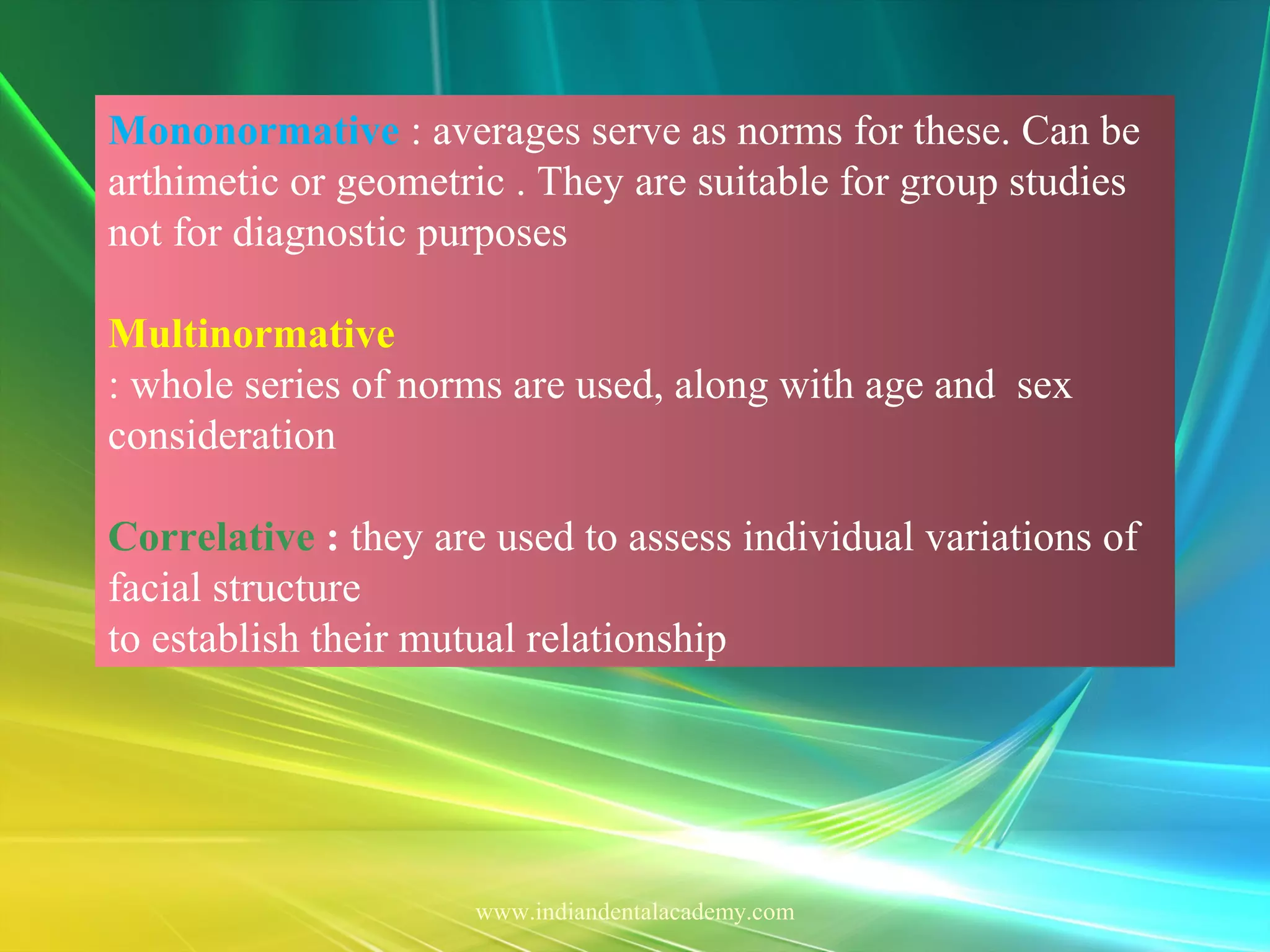 COGS analysis (Cephelometrics for orthognathic surgery) / fixed