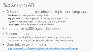 https://www.microsoft.com/cognitive-services/en-us/text-analytics-api
 