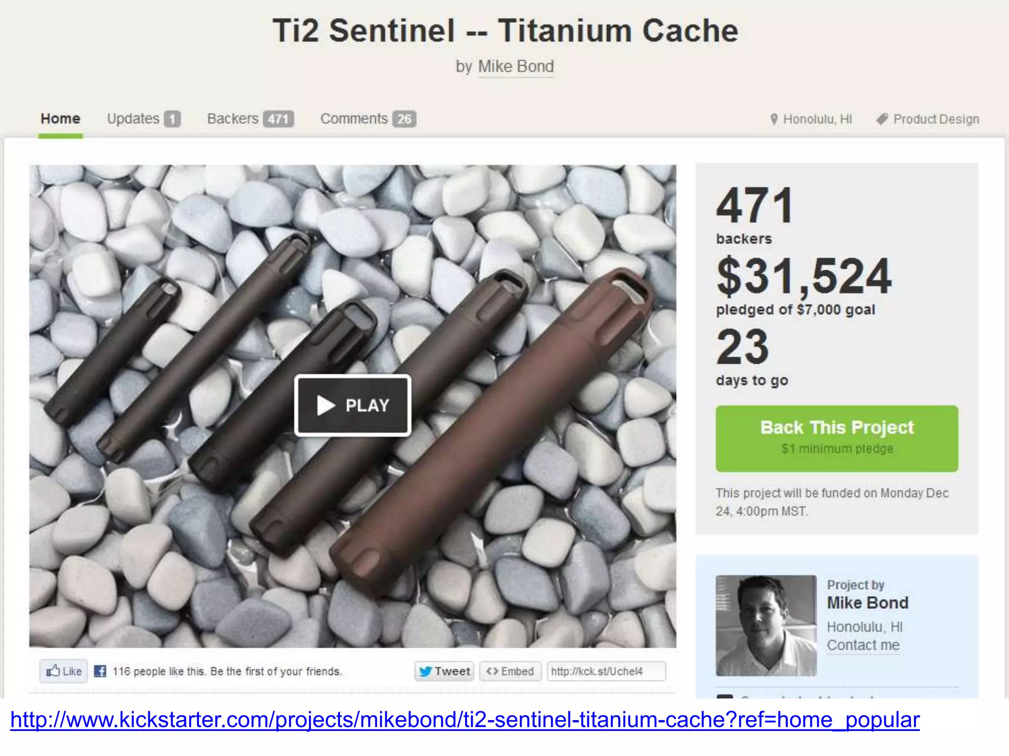 http://www.kickstarter.com/projects/mikebond/ti2-sentinel-titanium-cache?ref=home_popular
 