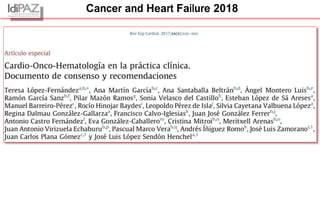 Optimal treatment of heart failure todayCancer and Heart Failure 2018
 