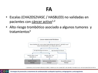 Nuevas opciones de anticoagulación en pacientes con cáncer activo Slide 13