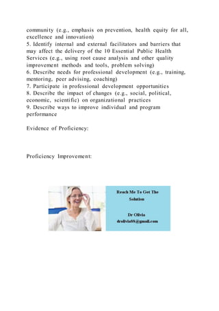 Coh 499 signature assignment capstone project public health com | DOCX