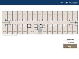 3º ao 5º Pavimento
 