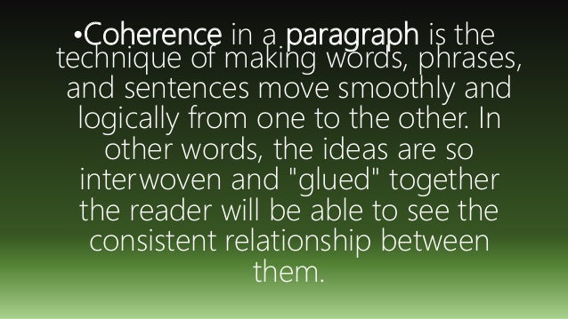 coherence word