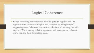 Coherence | PPTX