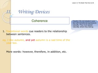 Coherence and cohesion | PDF
