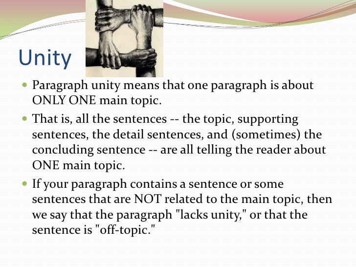 Coherence, cohesion, & unity
