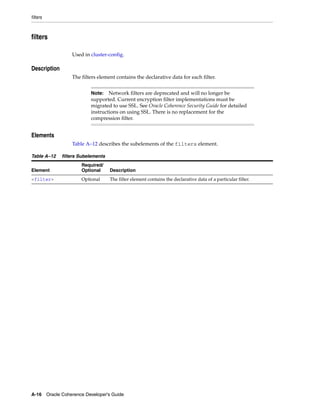 Coherence developer's guide