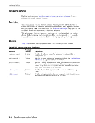 Coherence developer's guide