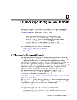 Coherence developer's guide