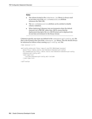 Coherence developer's guide