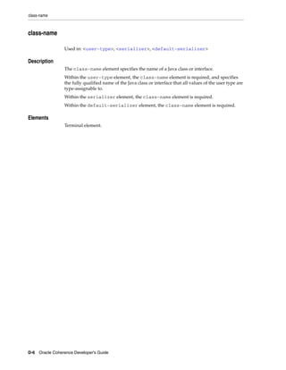 Coherence developer's guide