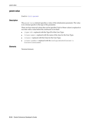 Coherence developer's guide