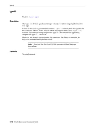Coherence developer's guide