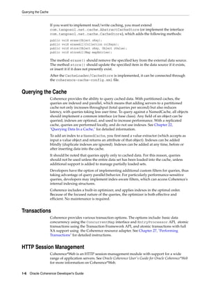 Coherence developer's guide
