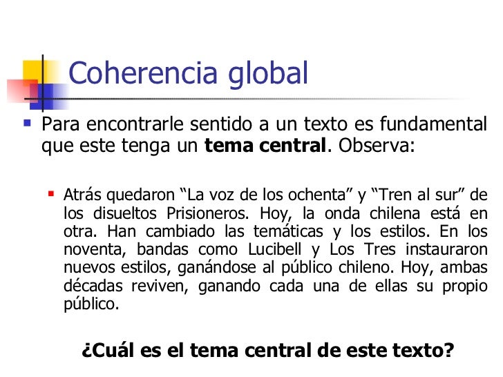 Coherencia Y Cohesión