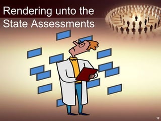 Rendering unto the
State Assessments
12
 