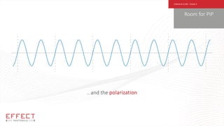 .. and the polarization
Room for PIP
Coherent vs DD – Scene 3
 