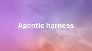 Agentic harness
 