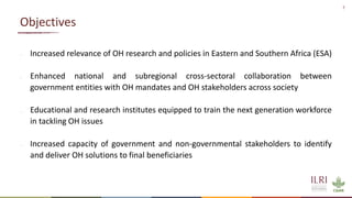 COHESA: Capacitating One Health in Eastern and Southern Africa