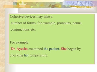 Cohesion And Coherence | PPT