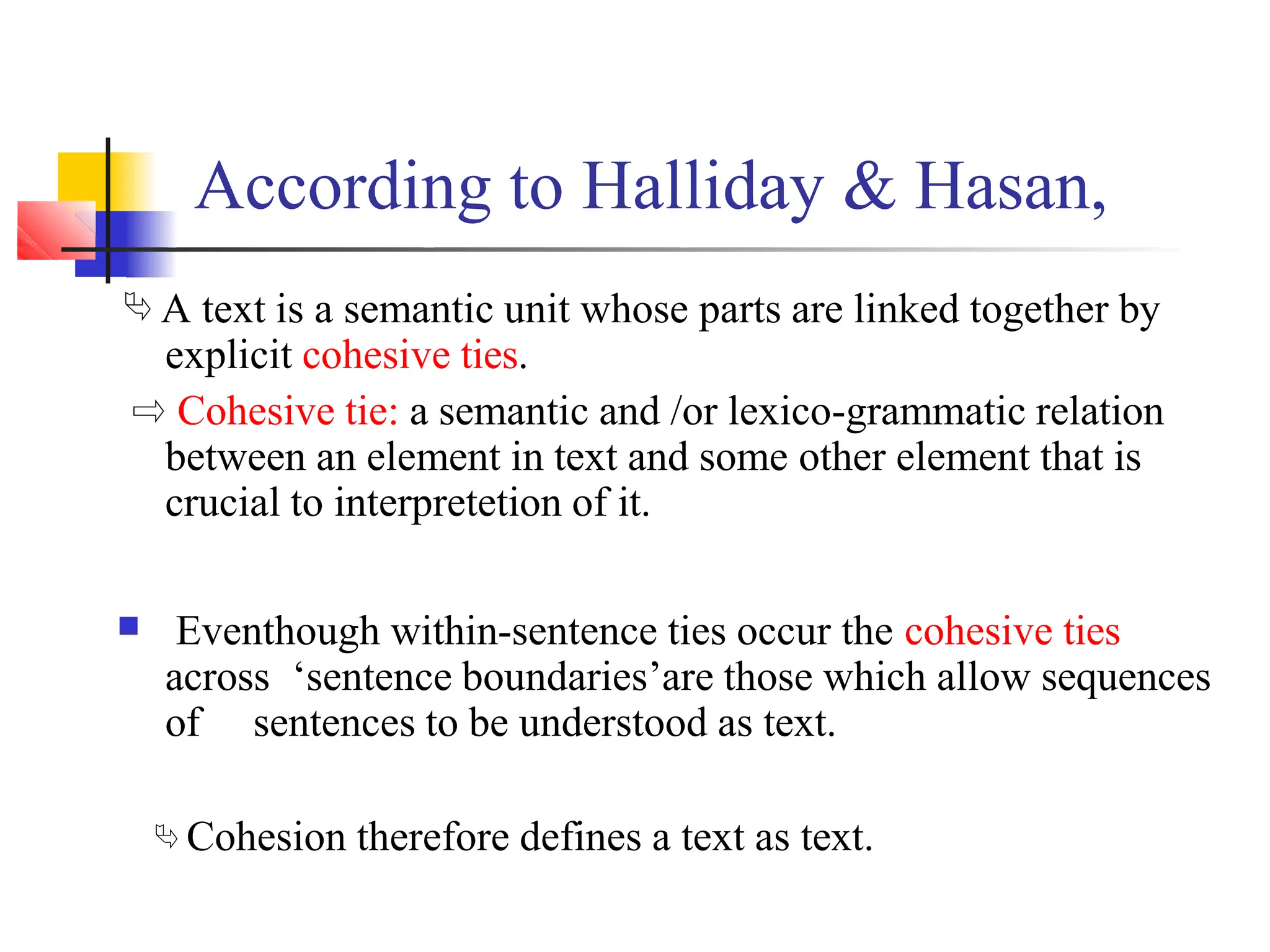 Cohesion and Coherence - Reading and Writing.pptx