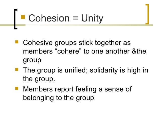 Download Carrons conceptual model of cohesion For Free