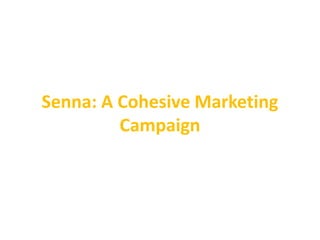 Senna: A Cohesive Marketing
Campaign

 