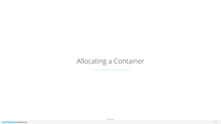 © 2016
Allocating a Container
13
 