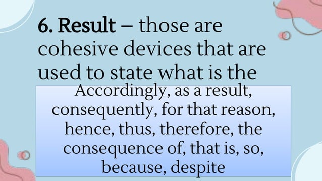 Cohesive Devices 8.pptx.pdf english grade 8 | PDF