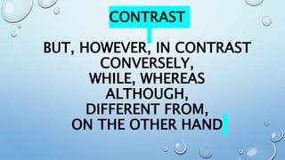 DIFFERENT COHESIVE DEVICES OR CONNECTORS | PPTX