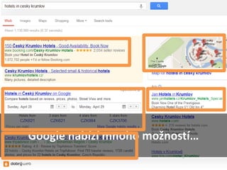 Google nabízí mnoho možností…
 