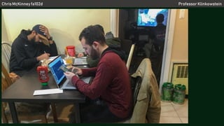 Chris McKinney fa102d Professor Klinkowstein
 