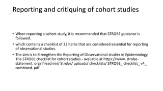 Cohort studies Is a type of observational and analytic study .pptx