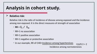 epidemiological study design: cohort study design | PPTX