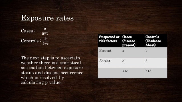 case cohort study analysis case cohort study analysis
