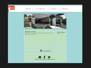 Cohort website mock up designs