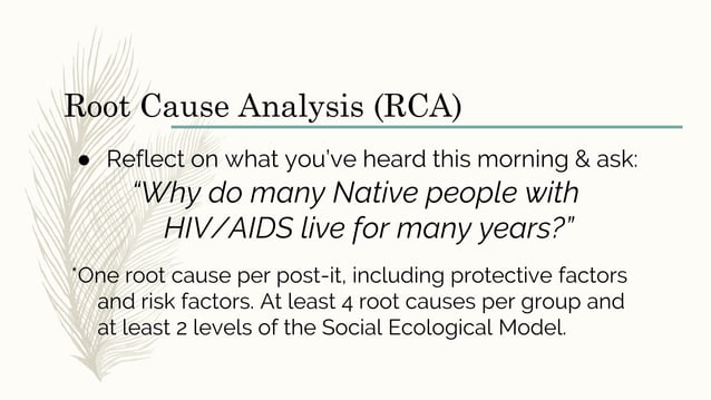 Root Cause Analysis: A Community Engagement Process for Identifying ...