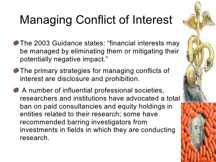 Conflict Of Interest Conflict of interest