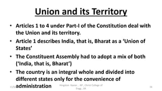 COI - Module - 1 mcn 202 constitution of india | PDF