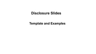 Listing and information disclosure December ppt download