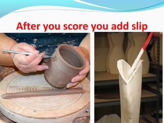 After you score you add slip
 