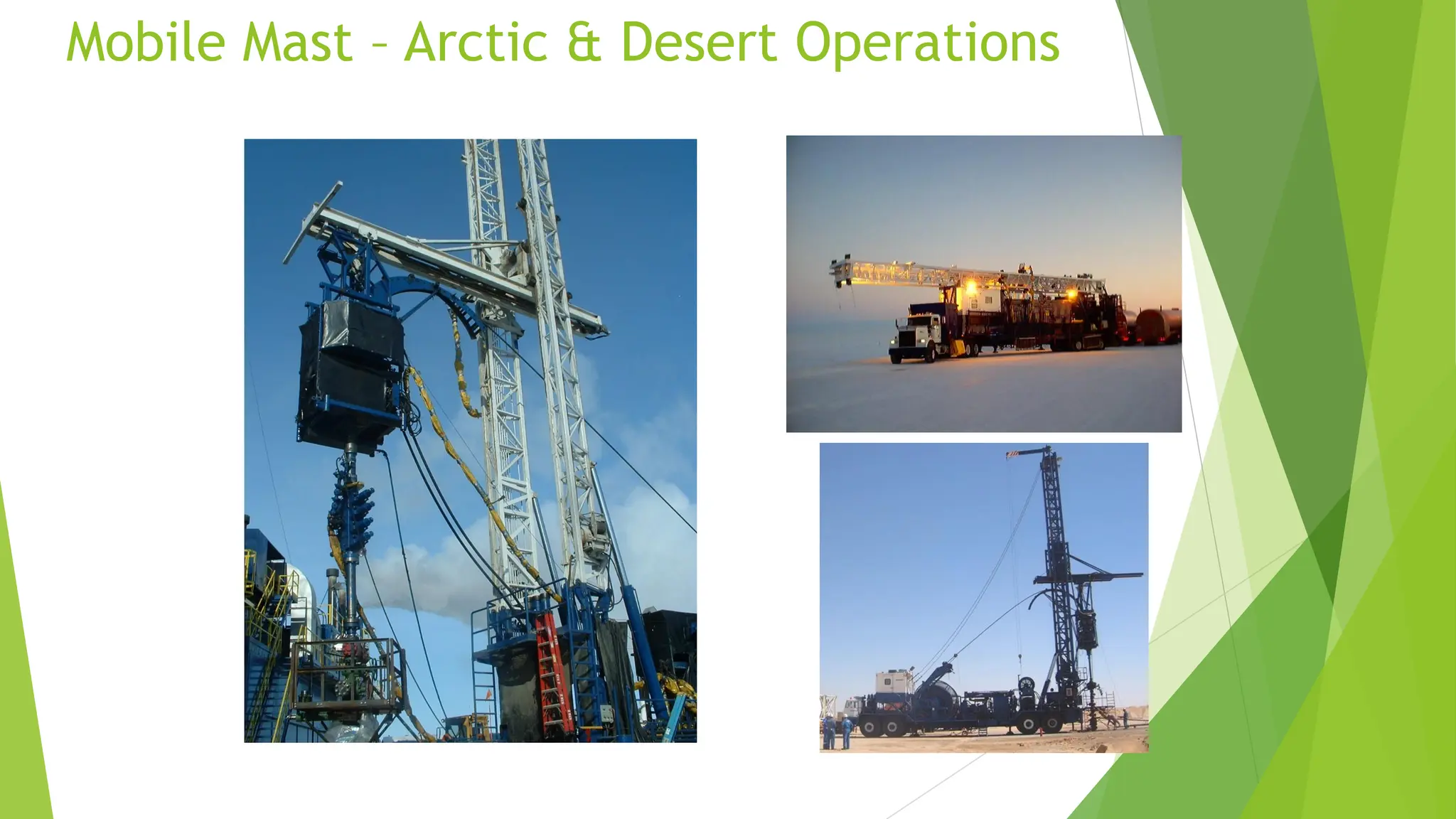 Mobile Mast – Arctic & Desert Operations
 