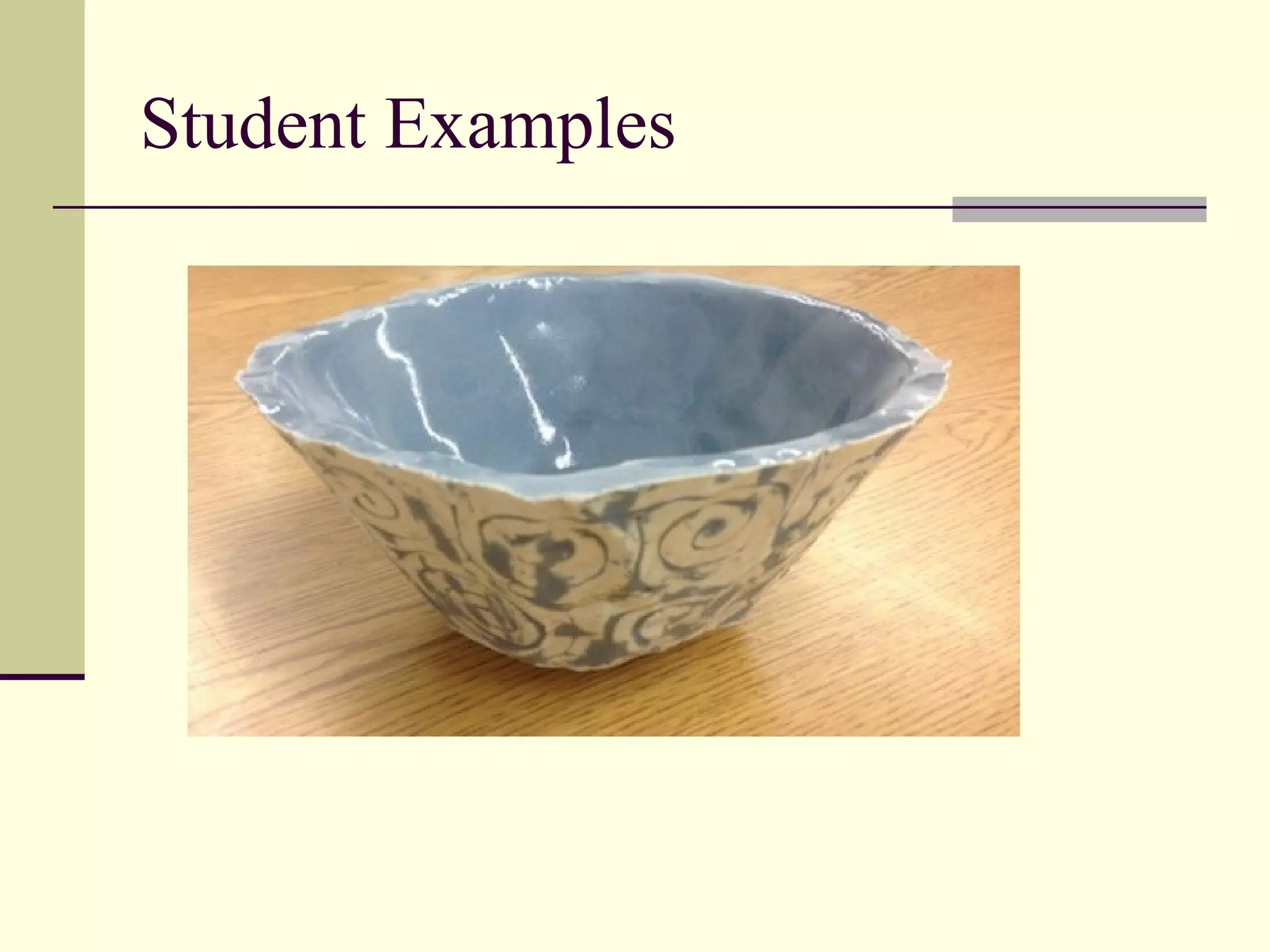 Student Examples
 